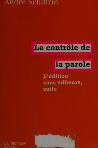 Le contrôle de la parole