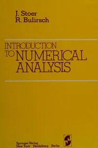 Introduction to numerical analysis