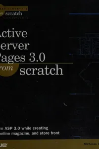 Active Server Pages 3.0 from scratch