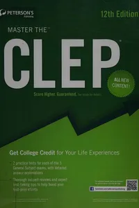 Peterson's master the CLEP