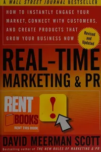 Cover of Real-time marketing and PR by David Meerman Scott