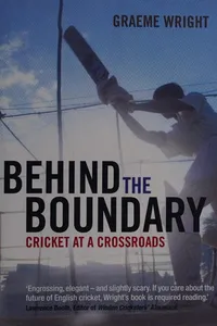 Capa de Behind the boundary