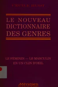 Le nouveau dictionnaire des genres