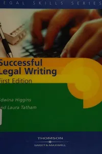 Successful legal writing