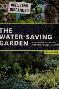 The water-saving garden