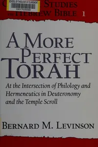 A more perfect Torah
