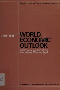World Economic Outlook, April 1988
