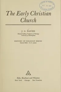 The early Christian church