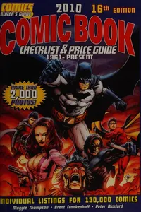Comic book checklist & price guide, 1961-present
