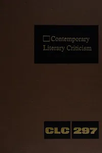 Cover of Contemporary Literary Criticism