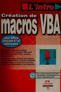 Création de macros VBA 6 pour Office