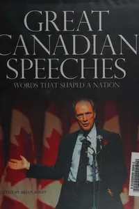 Great Canadian speeches