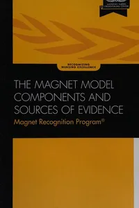 The magnet model components and sources of evidence