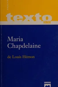 Maria Chapdelaine de Louis Hémon