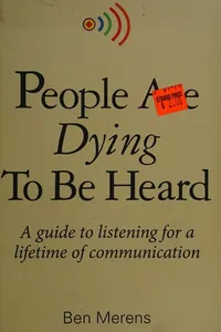 People are dying to be heard
