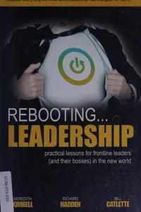 Capa de Rebooting leadership ...
