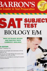 Cover of SAT subject test