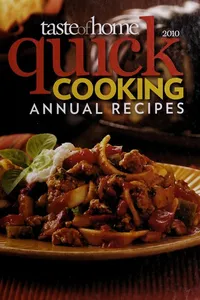 Cover of Taste of home's 2010 quick cooking annual recipes