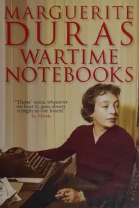 Capa de Wartime notebooks & other texts por Marguerite Duras