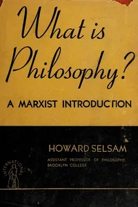 What is philosophy?