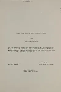 Snake River birds of prey research project