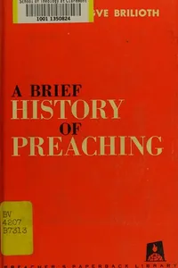 A brief history of preaching