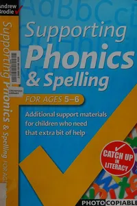 Supporting phonics and spelling for ages 5-6