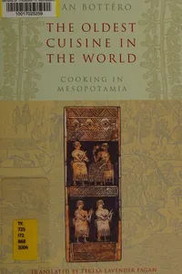 The oldest cuisine in the world
