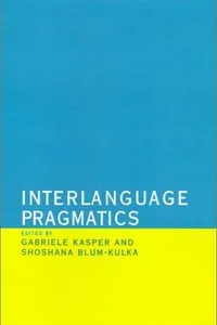 Interlanguage pragmatics