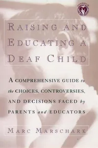 Cover of Raising and educating a deaf child