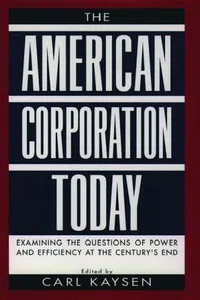 The American corporation today