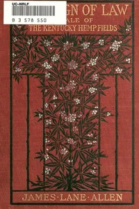 Cover of Reign Of Law by James Lane Allen