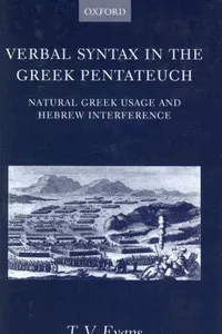 Verbal syntax in the Greek Pentateuch