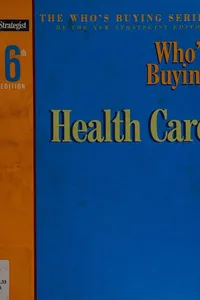 Who's buying health care