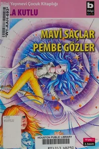 Mavi saçlar pembe gözler