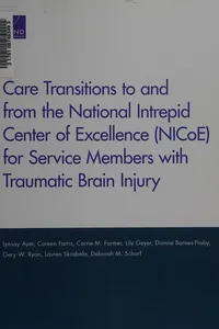 Care transitions to and from the National Intrepid Center of Excellence (NICoE) for service members with traumatic brain injury