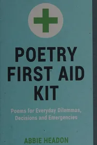 Capa de Poetry first aid kit
