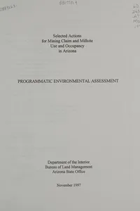 Finding of no significant impact (FONSI)