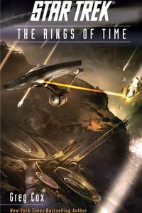 Capa de Star Trek - The Rings of Time por Greg Cox
