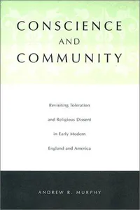 Cover of Conscience and Community