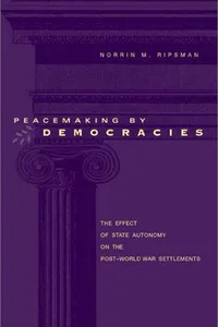 Peacemaking by democracies