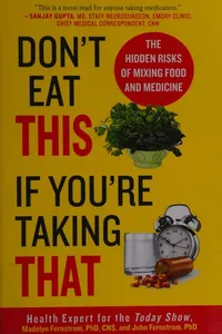 Don't eat this if you're taking that