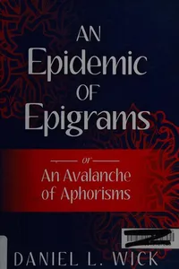 An epidemic of epigrams