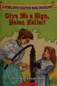Give me a sign, Helen Keller!
