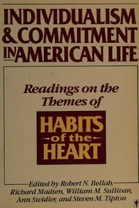 Individualism & commitment in American life