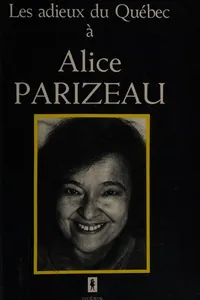 Les Adieux du Québec à Alice Parizeau