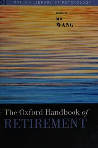 The Oxford handbook of retirement