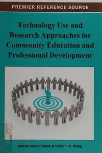 Technology use and research approaches for community education and professional development
