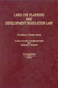 Land use planning and development regulation law