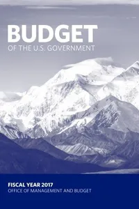 Cover of Budget of the U.S. Government Fiscal Year 2017